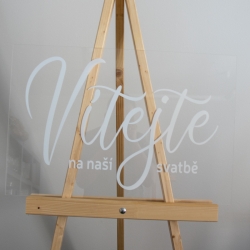 Uvítací cedule - plexisklo
