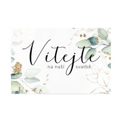 Uvítací cedule - dibond