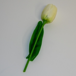 Tulipán umělý - bílý malý