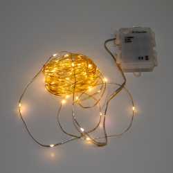 LED světelný řetěz - 10 m (teplá bílá)