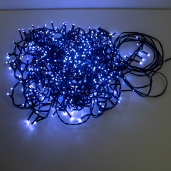 LED světelný řetěz - 13m (studená bílá)