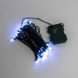 LED světelný řetěz - 5 m (studená bílá)