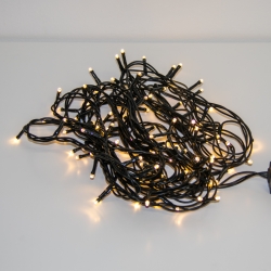 LED světelný řetěz - 7,5 m (teplá bílá)