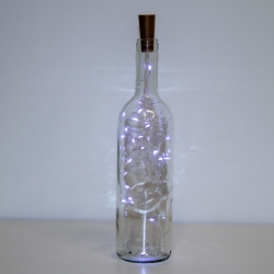 LED světelné lahve (studená bílá)