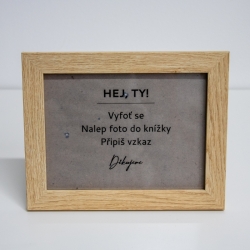 Rámeček dřevěný - střední (fotokoutek)