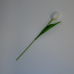 Tulipán umělý - bílý