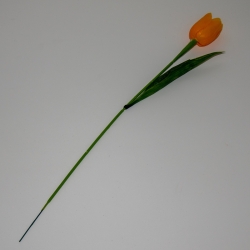 Tulipán umělý - oranžový